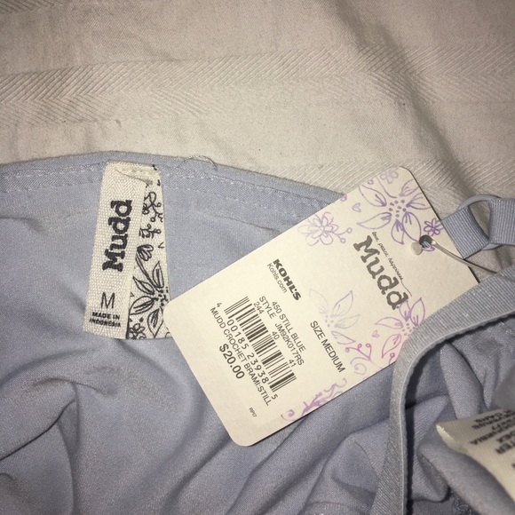 Baby Blue Lace Bralette w Padding - Picture 4 of 4